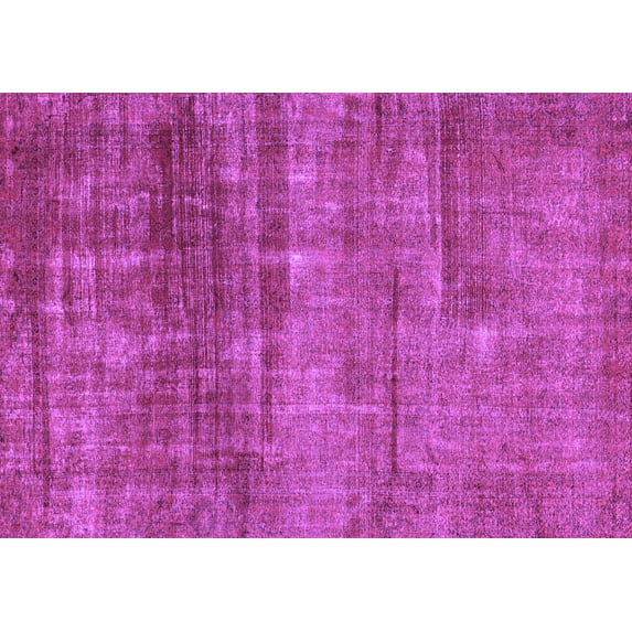 Ahgly Company Indoor Rectangle Abstract Purple Modern Area Rugs, 2' x 3'