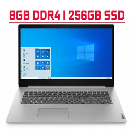 Lenovo IdeaPad 3 Business Laptop 17.3" HD+ Display AMD 6-Core Ryzen 5 4500U 8GB DDR4 256GB SSD AMD Radeon Graphics Fingerprint Reader Wifi5 Dolby Up To 13 Hours Of Battery Life Win10