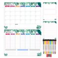 thumbnail image 4 of Dry Erase Calendar for Fridge Magnetic - 4PCS Set of Monthly Calendar for Refrigerator, Magnet Weekly Planner with Notepad for Family Kitchen Planning Board, 4 of 4
