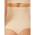 thumbnail image 4 of Sofia Intimates by Sofia Vergara Women's High Waisted Shaping Thong Panty, 4 of 7