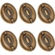 thumbnail image 1 of 6 tiradores de latón para muebles, manijas oscilantes, herrajes vintage para cajones, herrajes decorativos con tornillos., 1 of 7