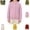 Pink, variant on YOUYEDIAN Girls Cable Knit Cardigan Casual Fashion Warm Button Up Sweater