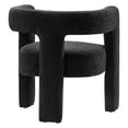 thumbnail image 4 of Armchair Accent Chair, Black, Fabric, Living Kitchen Cafe Bistro Hospitality Restaurant, Modern Contemporary HB34869, 4 of 9