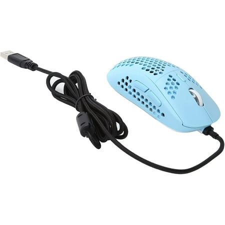 

Yazoeiaing M8 USB Wired Gaming Mouse Design Photoelectric 6400 DPI 6 Kinds Colorful Lighting Effects Ultra Lightweight 7 Programmable Buttons (Blue) A1G-695