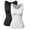 2, Black/White, variant on QRIC 2-Pack Women Cami Shapewear with Built in Bra Basic Yoga Tank Top Undershirts Body Shaper