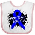 thumbnail image 3 of Inktastic Colon Cancer Fighting Back Boys or Girls Baby Bib, 3 of 4