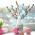 thumbnail image 2 of Easter Hanging Eggs Assorted Shatterproof Easter Eggs Ornaments with Rabbit Chicken Figurines Exquisite Hanging Pandent for Tree Party Decor, 2 of 9
