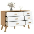 thumbnail image 4 of vidaXL Drawer Cabinet OLDEN Brown Solid Wood Pine, 4 of 11
