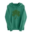 thumbnail image 3 of TaTaai Womens St Patricks Day Hooded Sweatshirt Long Sleeve Casual Pullover Holiday Print Loose Fit (Recommend One Size Up) Gift, 3 of 5