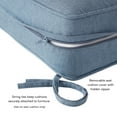 thumbnail image 4 of Sunbrella 2-Piece Outdoor Deep Seat Cushion Set in Spectrum Denim, 4 of 9