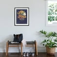 thumbnail image 3 of Art.com Vintage Dark Floral on Indigo I Art Print, Black Frame Wall Art, 23" x 29", 3 of 5