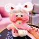 thumbnail image 1 of Precioso pato Lalafanfan Kawaii de 20 cm y 30 cm, minicafetería de peluche amarillo, DuduDuck, para regalo de Navidad., 1 of 5