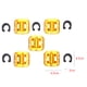 thumbnail image 5 of Soidarity Abrazadera fija tipo C, 5 uds., Cable de freno, guía para bicicleta, tubo profesional, Clip en forma de C de aluminio, suministros para ciclismo Ciclismo No.04 Soidarity OD0286-04, 5 of 5