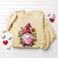 thumbnail image 7 of VKOYWKM Women Valentine Sweatshirt Heart Print Oversized Sweatshirts Spring Long Sleeve Crew Neck Heart Sweatshirts Valentines Day Gifts for Women, 7 of 7