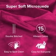 thumbnail image 3 of Sofa Sack Bean Bag Chair, Memory Foam Lounger with Microsuede Cover, Kids, 3 ft, Magenta, 3 of 9