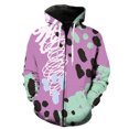 thumbnail image 1 of Sudadera con capucha y cremallera para hombre, diseño de grafiti abstracto, para adolescentes, divertida, de manga larga, estilo hip hop, con estampado 3D, unisex, informal, fresca, para primavera, 1 of 6