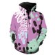 thumbnail image 1 of Sudadera con capucha y cremallera para hombre, diseño de grafiti abstracto, unisex, divertida y moderna, de primavera, informal, de gran tamaño, para adolescentes, con estampado 3D, 1 of 6