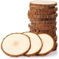 thumbnail image 1 of Disques en Bois 20 Pcs Disques en Bois 9-10Cm Cercles en Bois Non Finis Non Percés Sans Trou pour Bricolage Centres de Table de Mariage, 1 of 7