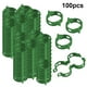 thumbnail image 5 of 100 Uds Clips Soporte para Plantas Plástico Reutilizables Tomate Vegetal () Verde, 5 of 5