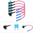 thumbnail image 1 of Car Fuse Adapter, 5Pcs Car Auto Fuse Tap Adapter Blade Fuses Holder, 1 of 5