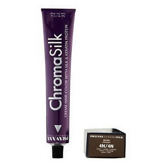Pravana Chromasilk Creme Hair Color 3 oz 4N Brown. Hair Color