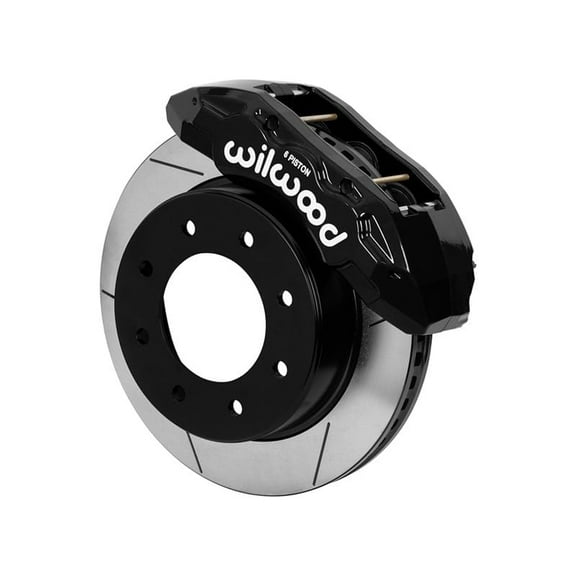 Wilwood 140-17606 TX6-DM Front 15" Big Brake Kit with Black Calipers & Slotted Rotors for 2014-2023 RAM 2500/3500 Truck