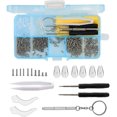 thumbnail image 1 of Eyeglass Sunglass Glasses Repair Tool Kit, 500 Pcs Spectacle Repair Screwdriver-, 1 of 5