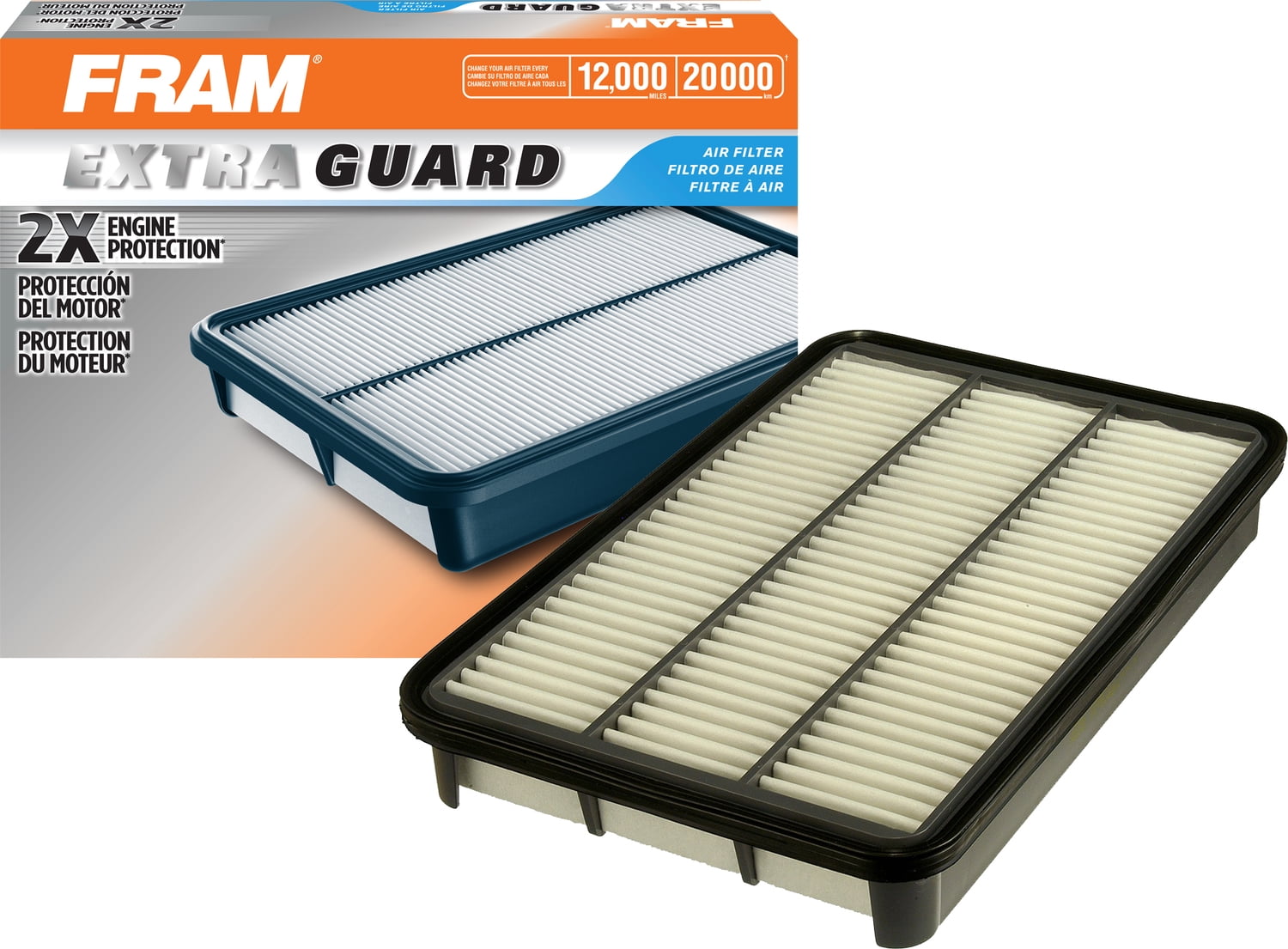 FRAM Extra Guard Air Filter, CA8067 for Select Acura, Isuzu and Toyota