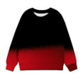 thumbnail image 3 of Toonshare ,Long Sleeve Shirts for Girls,,Long Sleeve Shirts for Girls 10-12,Hatless Printed Long Sleeve Sweatshirt Red, 3 of 4