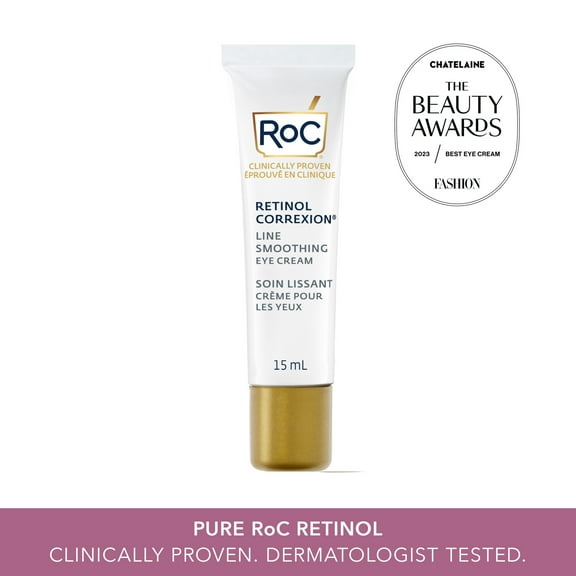 RoC Skincare - Retinol Correxion®️ - Crème pour les yeux Soin Lissant (15 ml)