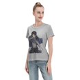 thumbnail image 4 of Women's Basic Short Sleeve T-Shirt Attacking Giant Levi Ackerman, 4 of 6