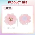 thumbnail image 2 of Unique Bargains Chiffon Flower Appliques for DIY Craft Clothing Wedding Pink, 2 of 7