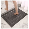 thumbnail image 4 of Alfombrilla de baño original antideslizante, ultrasuave y absorbente para baño, lavable a máquina, 50 x 80 cm, gris cielo estrellado WD.WDQZL Hogar, 4 of 4