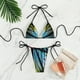 thumbnail image 4 of MKLEKYY Trajes De Baño Hombre Natacion Women Print Bikini Set Swimming Two Piece Sexy Swimsuits Swimwear Beach Suit, 4 of 5