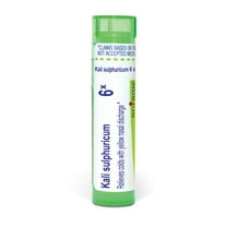 Boiron Kali Sulphuricum 6X, Homeopathic Medicine for Colds With Yellow Nasal Discharge, 80 Pellets