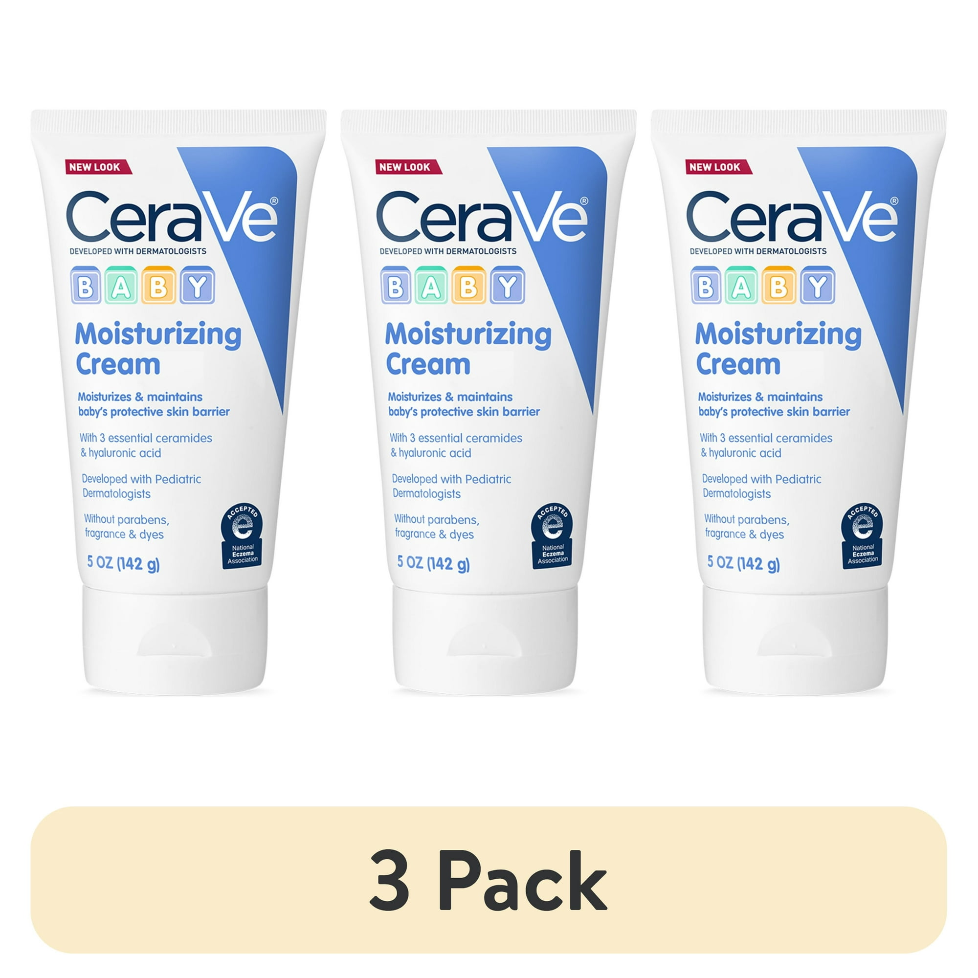 (3 pack) CeraVe Baby Moisturizing Cream 5 oz