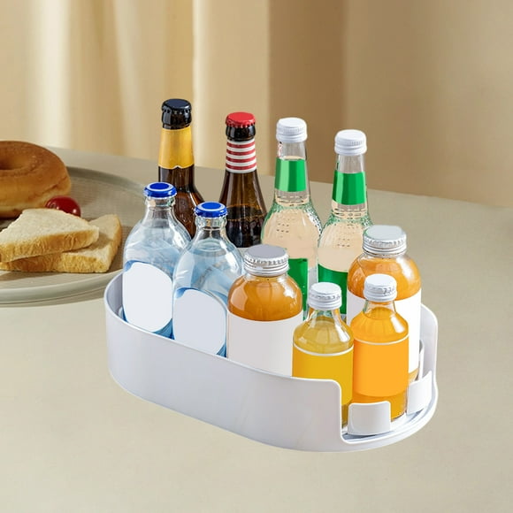 Storage Tray Refrigerator Rotating Storage Tray Beverage Storage Tray 360 Degree Free Rotating Tray Removable And Washable Storage Rack