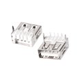 thumbnail image 1 of Uxcell 4-Pin DIP 90 Grados Ángulo Recto 2.0 Tipo A Puerto USB Femenino PCB 100 Contar, 1 of 3