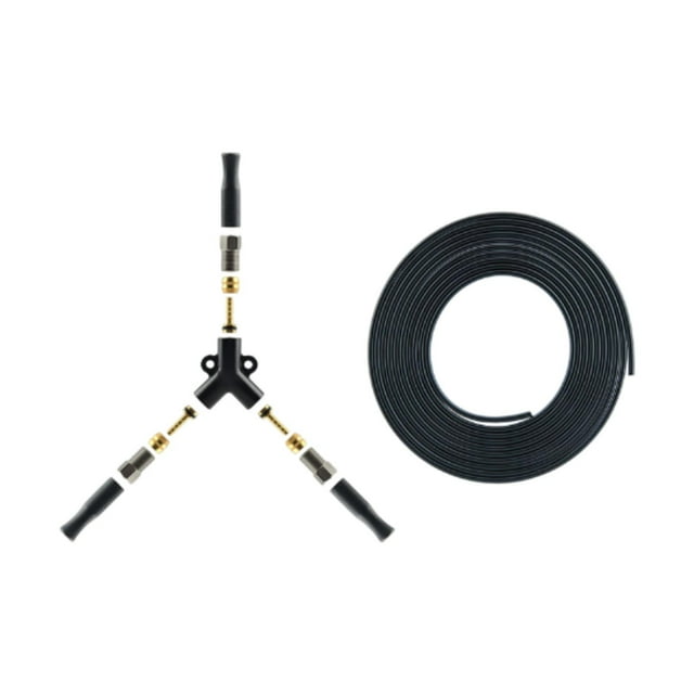 Conector divisor de aceite hidráulico, adaptador en T de tres vías para sistema de freno de triciclo Y en forma