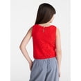 thumbnail image 3 of Weekend Academy Girls Crochet Sweater Tank, Sizes 4-18, 3 of 5