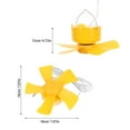 thumbnail image 2 of BESTYASH Dorm Ceiling Fan Yellow Plastic Timer Function Bedroom Cooling 1Pack, 2 of 8