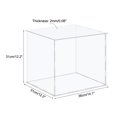 thumbnail image 2 of Uxcell Acrylic Display Case Plastic Box Cube Storage Box Clear Assemble Showcase 36x31x31cm for Collectibles, 2 of 5