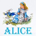 thumbnail image 2 of CafePress - ALICE IN WONDERLAND BLUE Infant Bodysuit - Baby Light Bodysuit, Size Newborn - 24 Months, 2 of 4