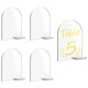 thumbnail image 4 of Letrero de arco acrílico transparente, 5 paquetes de letreros numéricos acrílicos en blanco con soporte Wedd, 4 of 5