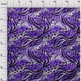 thumbnail image 2 of oneOone Polyester Spandex Purple Fabric Animal Skin Fabric For Sewing Printed Craft Fabric By The Yard 56 Inch Wide-MPL, 2 of 4