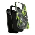 thumbnail image 3 of Green Graphic iPhone 16 Tough Phone Case, Protective Phone Cover, Stylish Tech, iPhone 13 Pro Max, 3 of 4
