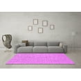 thumbnail image 3 of Ahgly Company Indoor Round Oriental Pink Industrial Area Rugs, 6' Round, 3 of 4