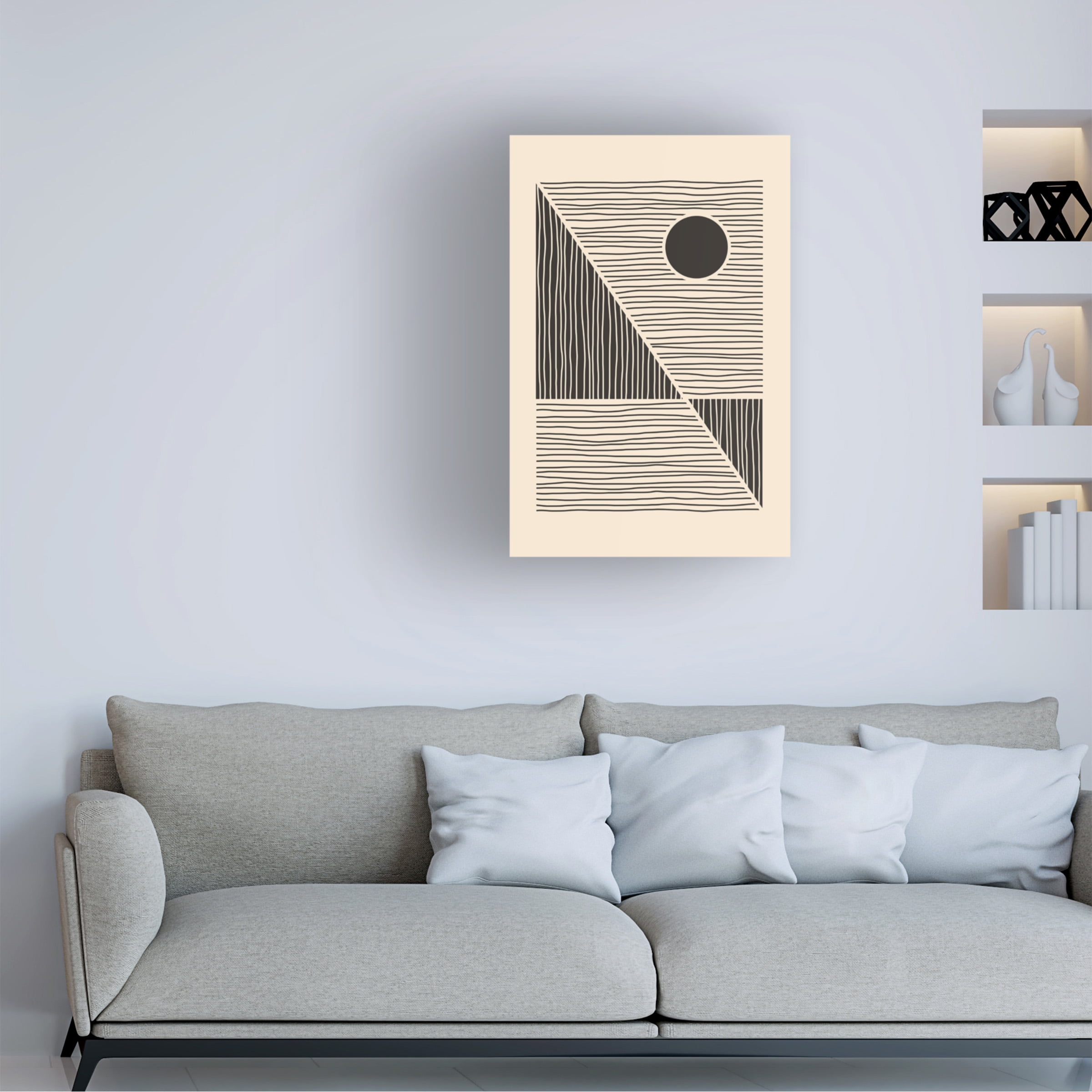 jay stanley 'Minimal Abstract Series 8' Canvas Art