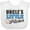 AA-White, variant on Inktastic Baseball Uncles Little Pitcher Boys Baby Bib