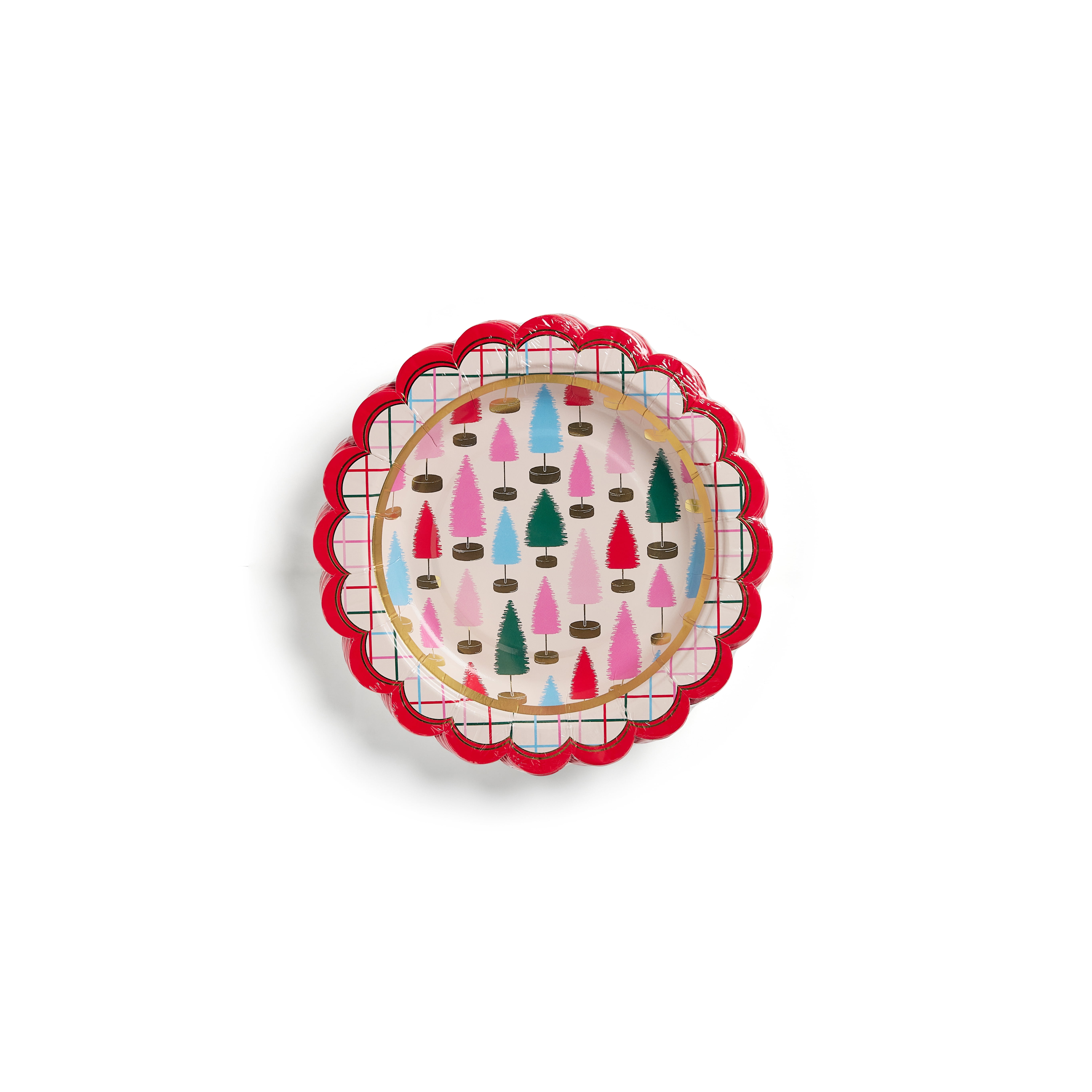 Packed Party "7" Oh Christmas Treat Dessert Plate,10CT, 10ct, paper plates